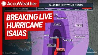 LIVE: Hurricane Isaias With Storm Chasers - Gulf Coast Oct. 9