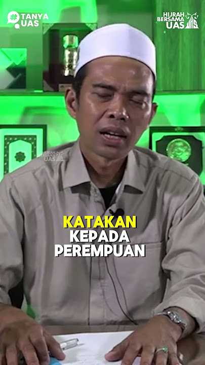 ayat perintah menutupi aurat #abdulsomad #podcast #abdulsomadlc