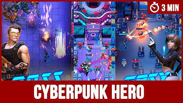 CYBERPUNK HERO EPIC ROGUELIKE ANDROID GAMEPLAY