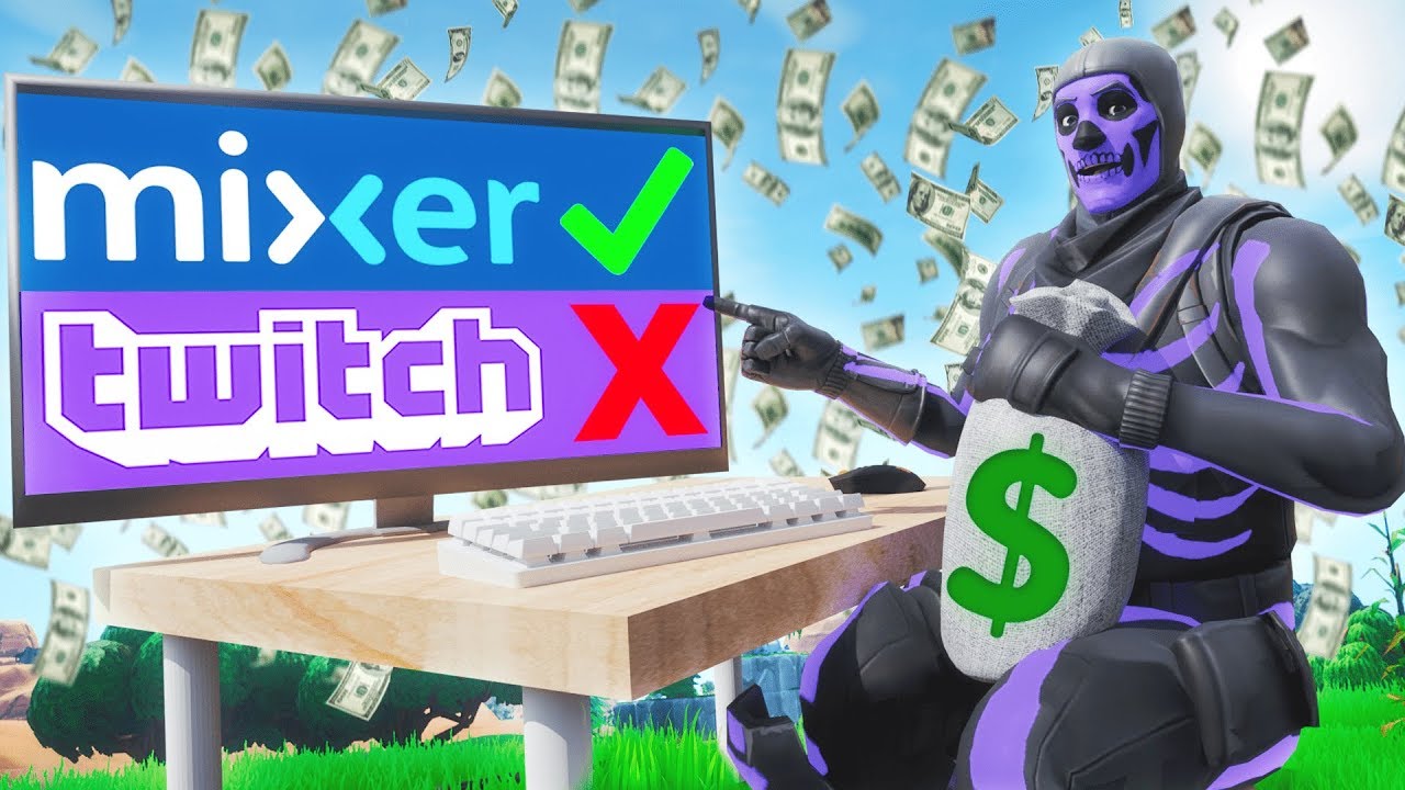 I donated to Mixer Streamers to play Fortnite with me... (emotional)