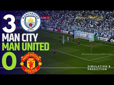 Manchester City 3-0 Manchester United: Highlights | Premier League 25/26 | Simulation/Recreation