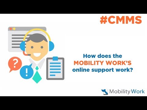 How does the Mobility Work’s online support work?