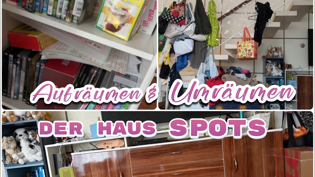 Putzmotivation/ putzvlog / umräumen & aufräumen