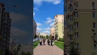 Big 🏙️  City/Village #Streets #Walking 🦶 Time - Spring Sunny Day and #Ukrainian Life 4k Shorts Video