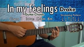 in my feelings - drake guitar chords