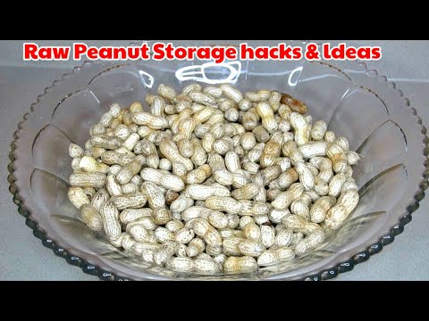 RAW PEANUT IN THE SHELL | EASY WAY TO STORE & PRESERVE RAW PEANUT FOR A LONG TIME