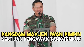 Pangdam XII/Tanjungpura Mayjen TNI Iwan Setiawan Pimpin Sertijab Komandan Pasukan Tank T3mpur TNI