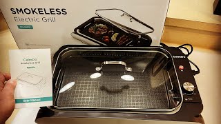 Honest Review Of The CalmDo Smokeless Electric Grill Griddle 550F Hot for 80 00 Awesome