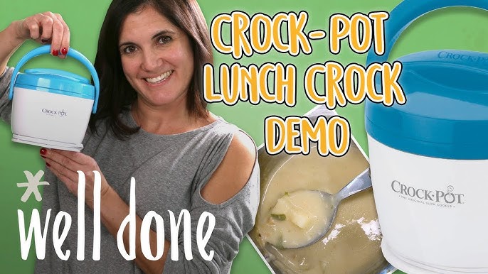 Crockpot 20-oz. Lunch Crock Food Warmer Blue