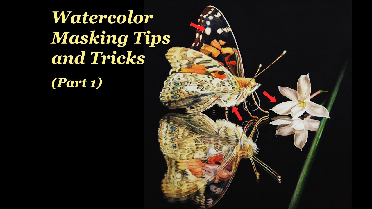 Watercolor Masking Tips and Tricks - part 1 - YouTube