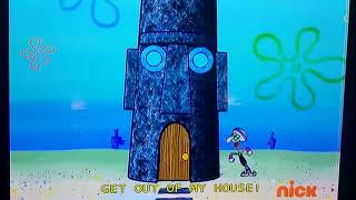 Spongebob Squarepants Squidward Get Out Of My House
