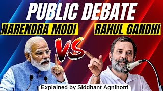 Will there be Public debate between Rahul Gandhi and PM Modi?