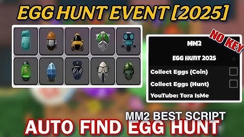 Roblox Murder Mystery 2 Script - Autofarm Collect Rare Eggs & Collect Egg Coins 2025