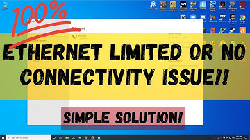 How to Fix Ethernet / Wifi Limited or no connectivity issue in windows 10,8,7 | Easy fix 2021 latest