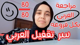 إزاي تراجعوا العربي بكل فروعه وإزاي حليت مشكلتي في البلاغة📚💯