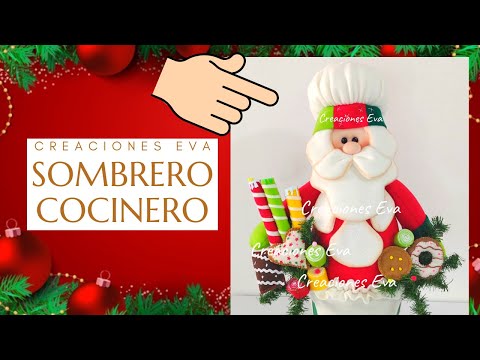 Como hacer un Gorro de Cocinero Fácil para cualquier Muñeco