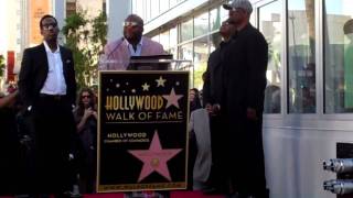 Boyz II Men Emotional on the Hollywood Walk of Fame
