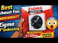 Zigma Exhaust Fan Unboxing 🔥 High Speed 9” Fan Review | Review With Akash | #unboxing #video 