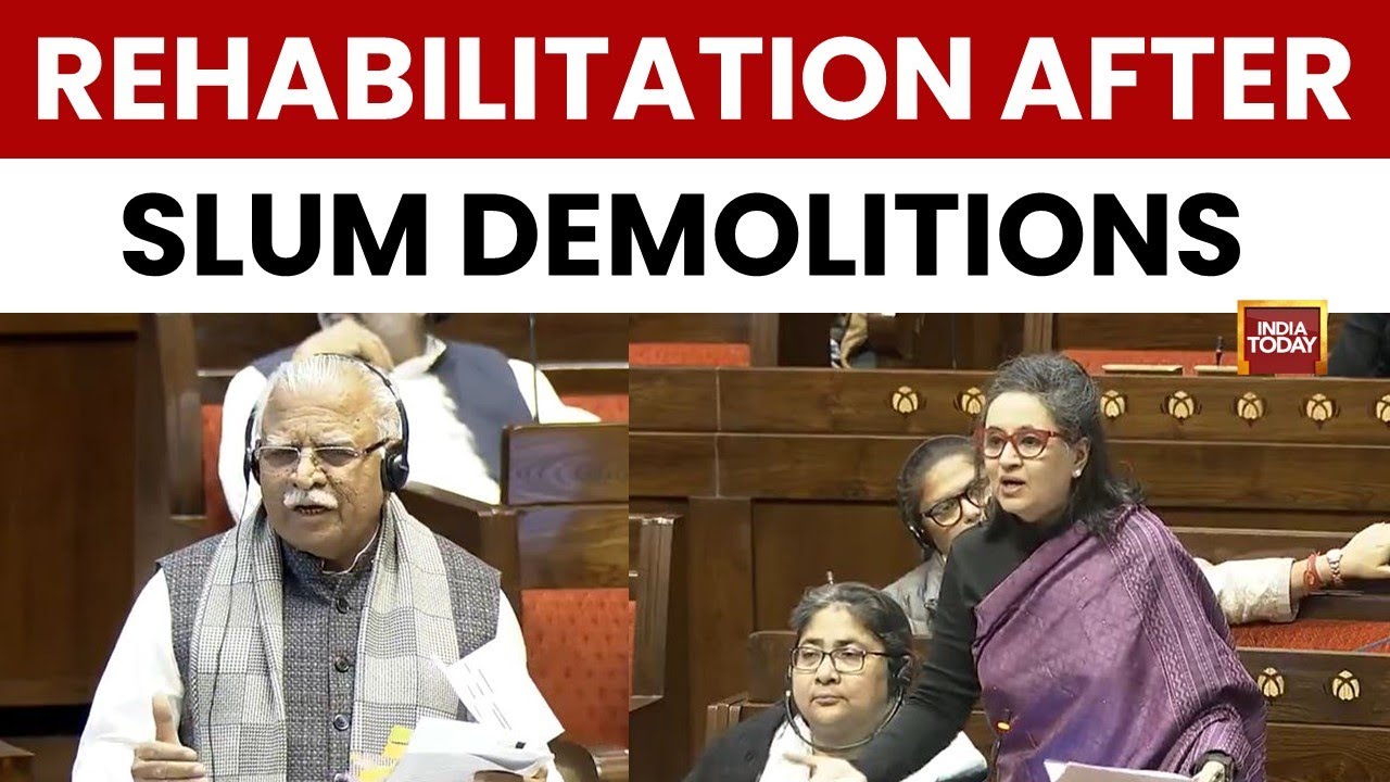 Question Hour: Khattar Explains Slum Demolition Actions in Parliament | Winter Session 2025
