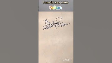 Signature your name sohan 😍👌#sign #calligraphy #viral #letter #calligraphy #youtubeshorts #shots