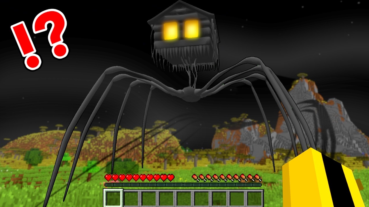 【家が化け物になった結果…⁉️】恐怖のハウスヘッドが襲いかかってくるマインクラフト🏠️💦【マイクラ まいくら】はっぴんず