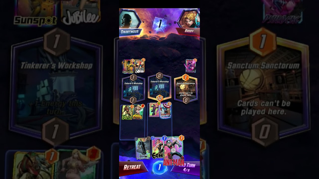 Devil Dinosaur VS A Bunch of Cost-1 Card 