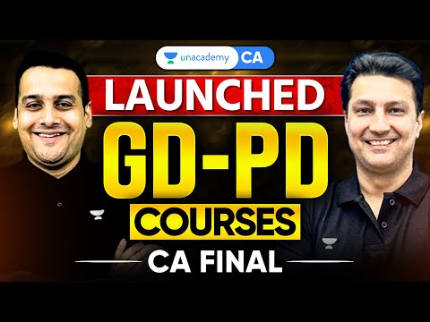 Unacademy Launched Gd-pd Courses In Ca Final | Ft. Arvind Tuli X Ankit Oberoi