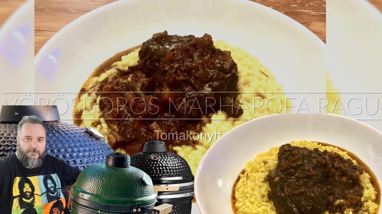 Vörösboros marhapofa ragu