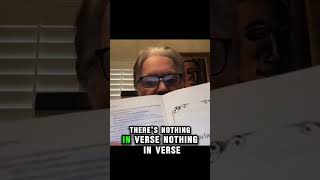 ROBERT BELTRAN TALKS ABOUT VERSE AND PROSE #shorts