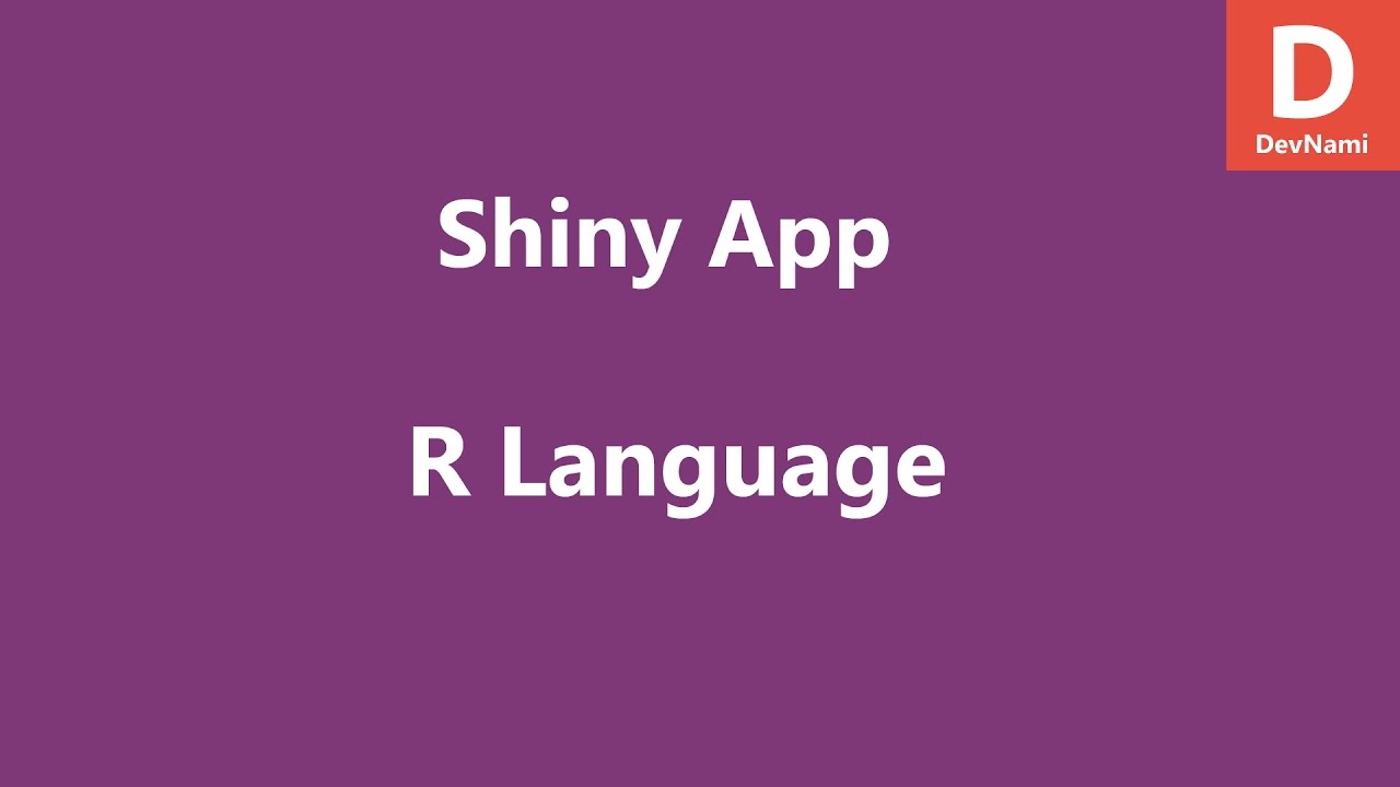 R Programming Create Shiny App - YouTube
