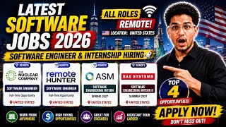Latest Software Jobs | Software Engineer & Intern Hiring screenshot 1