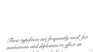 Snell Typeface