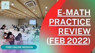 Celebrity [Live Zoom Session] Review of E-Math Practice Questions (Feb 2022) Wealth