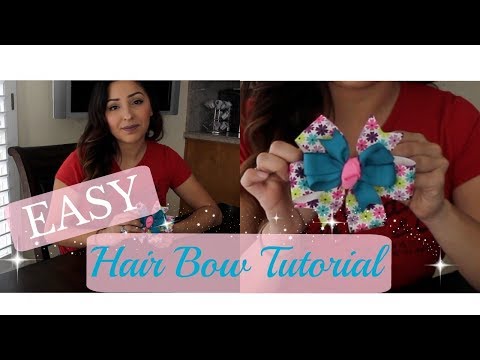 EASY & SIMPLE Haar-Bogen-Tutorial || NO SEW
