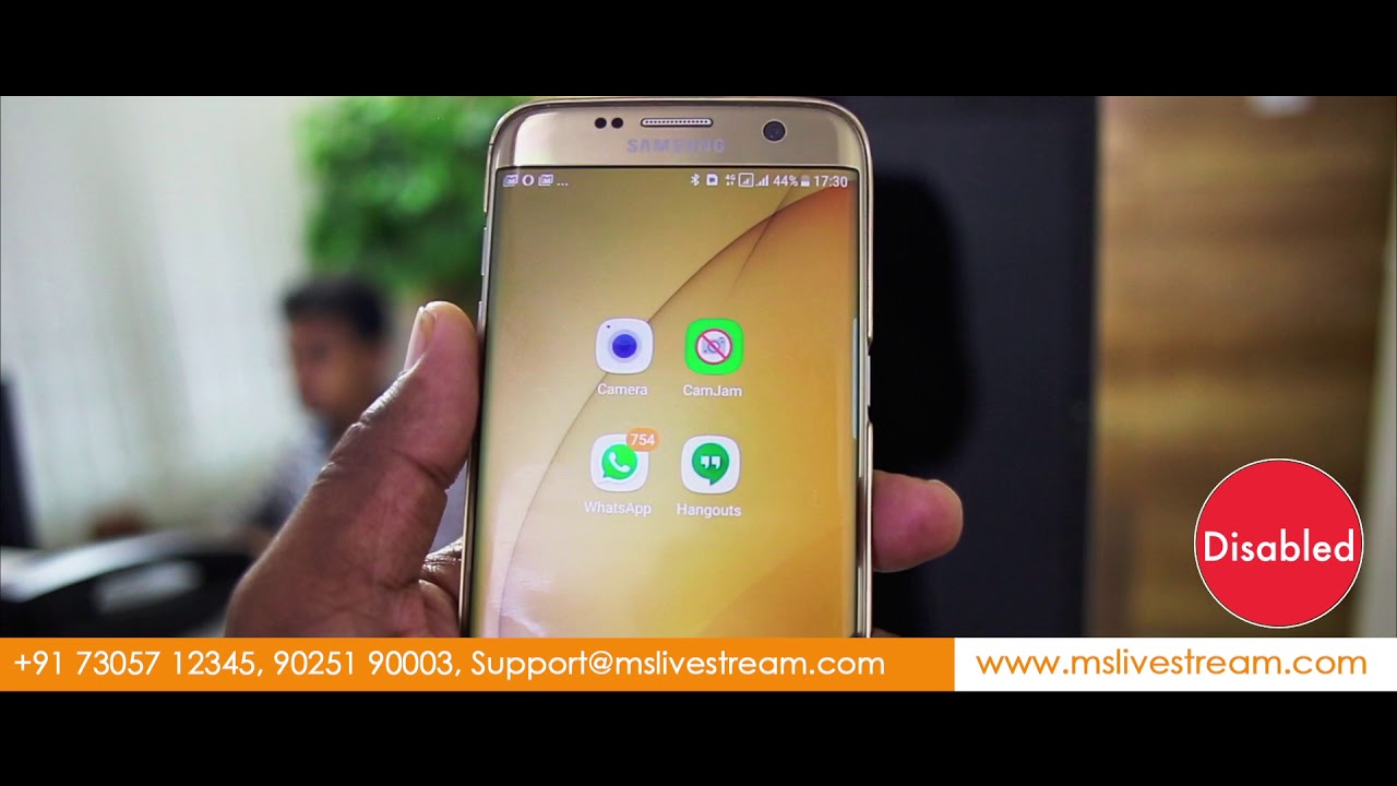 MSLIVE STREAM PVT LTD  | Camera Jammer App for Android