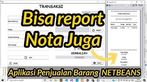 Aplikasi penjualan sepatu berbasis netbeans