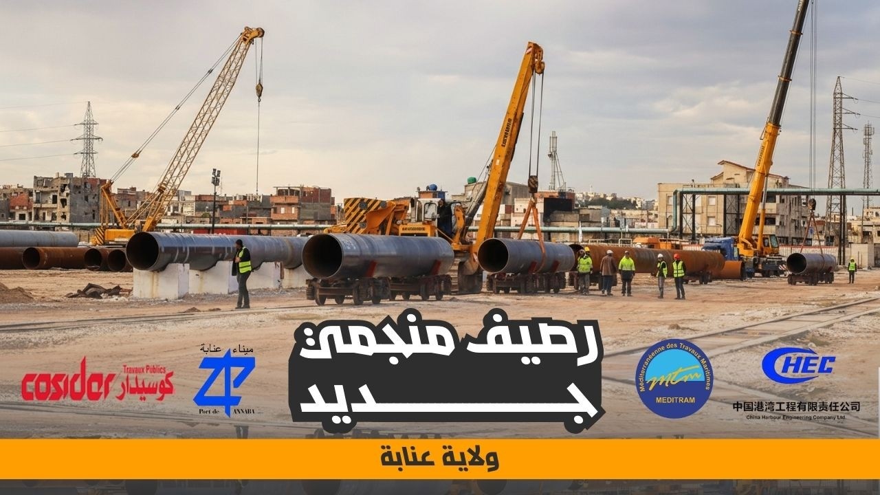 رصيف جديد لتعزيز تصدير الفوسفات عبر ميناء عنابة