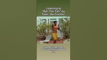 Listening to “Rah Tah Tah” by Tyler, the Creator #relatable #tylerthecreator #chromakopia