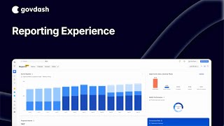 Reporting Experience In Govdash