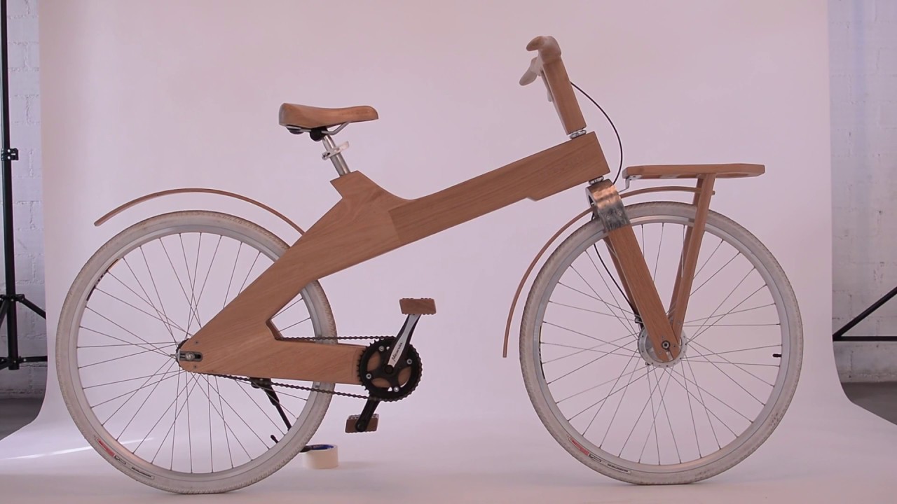 Coco mat wooden bike by AKTO Innovation Lab Project Leader Dimitris
