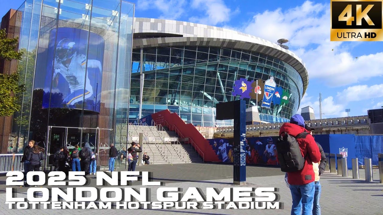 🏈 LONDON READY FOR NFL 🏈 | Walk Around Tottenham Hotspur Stadium Ahead Of 2025 NFL London Games [4K]