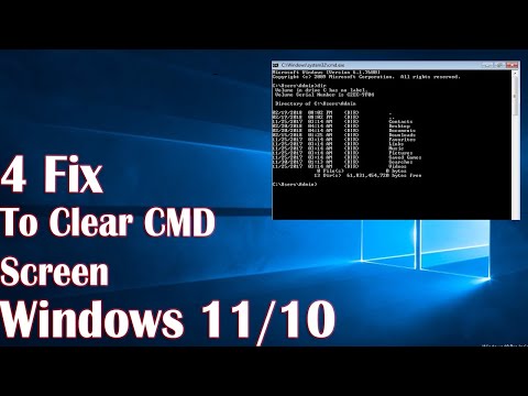 Clear CMD Screen In Windows 10 - 4 Fix How To