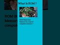 What Is ROM? (Read Only Memory)|@Priyankacomputerlearningpoint