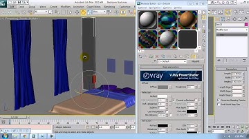 Architecture tutorial on 3ds max materials 8