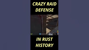 Rust CRAZY 1000+ ROCKET RAID DEFENSE | (check description) #shorts #short #rust