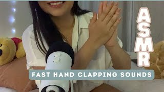 PURE HAND CLAPPING SOUNDS (very fast and aggressive) ASMR // no talking 15 min