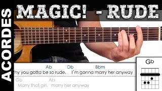 Rude - Magic en guitarra acordes y letra guitar chords and cover with lyrics !