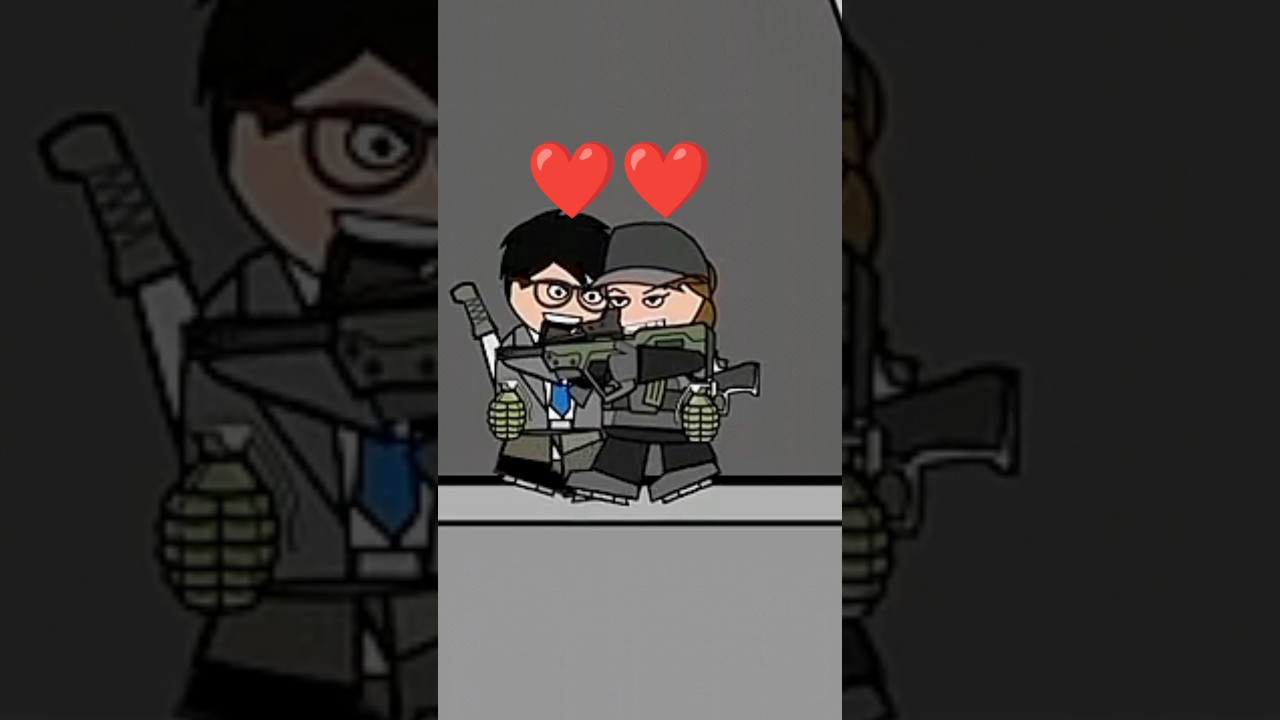 Girl say I love you 💓 in mini militia #shorts #minimilitia #youtubeshorts