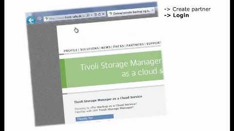 Front-safe IBM TSM Cloud Backup