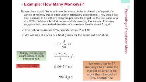 Confidence Intervals for Means (Part 1)